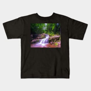 Johns Brook Trail Big Slide Mountain Keen Valley NY Waterfall Kids T-Shirt